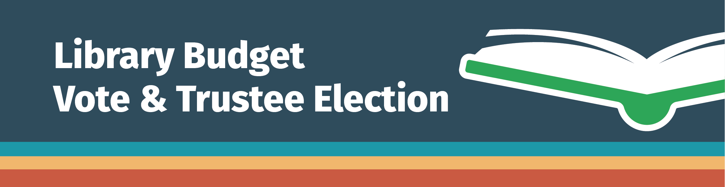 Library Budget Vote and Trustee Election header