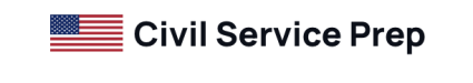 Civil Service Prep with American flag