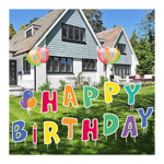Happy Birthday Lawn Sign