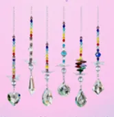 Prisms with crystal beads